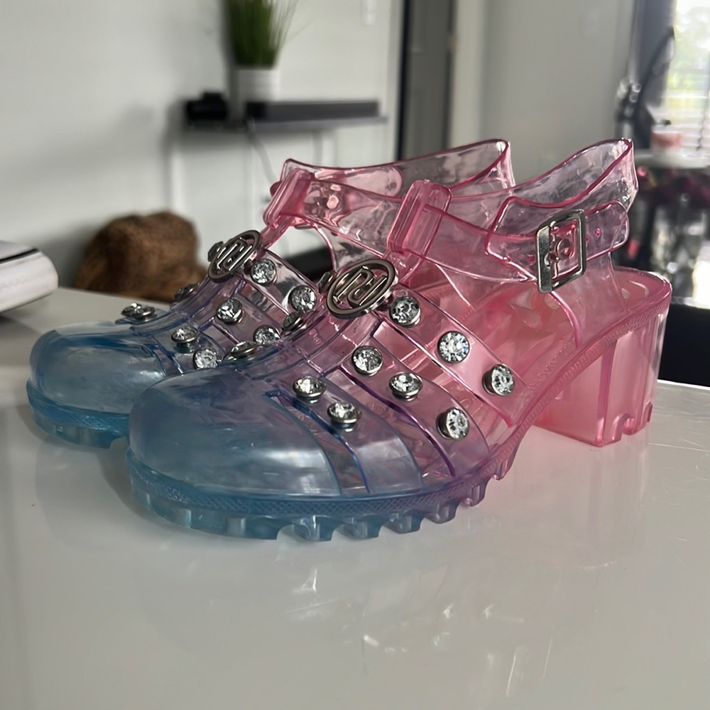 Girls Jelly Sandals w/ small heel